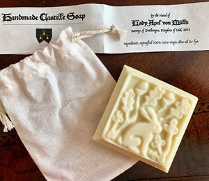 Handmade Castile Soap for largesse.