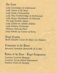 Program booklet for Coronation, Page 4