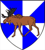 Unofficial Arms of Saint Geronimus, the Gyronny Moose.