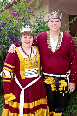 King Sven and Queen Kolfinna in Germans by THL Cassandra