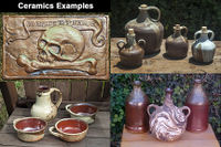 Examples of Ceramic works