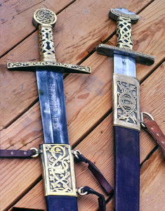 Brasswork on Swords