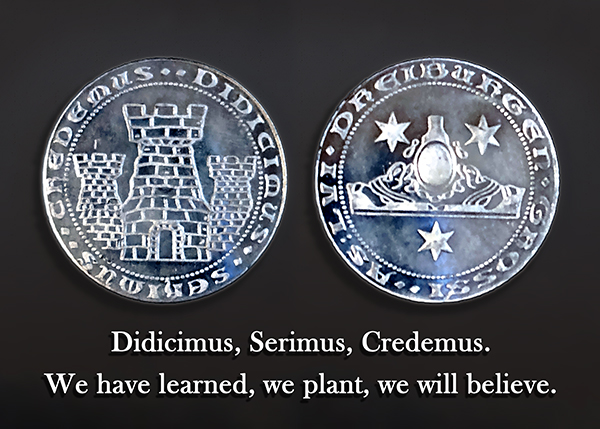 File:Didicimus Serimus Credemus Coin 600px.jpg