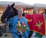 Robert Kapke & Shadow, Angels' 1st Equestrian Champion