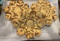 Garlic and Onion Bread Snowflakes from the Beautiful Breads class.