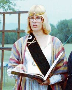 Bevin Fraser of Stirling heralding c. 1981