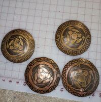 Ferric Chloride Acid Etched Corvus Brother's Pins
