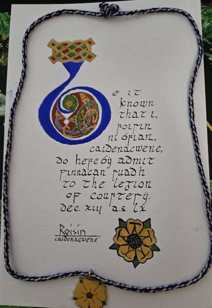 File:Finnacan-Raudh Legion-Of-Courtesy Scroll By Fiachra-An-Doire.jpg