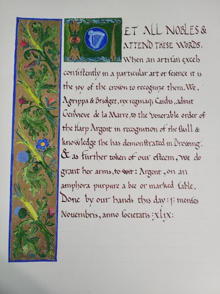 File:Genevieve-de-la-Marre Harp-Argent Meadhbh-inghean-mhic-Aoidhghein Thomas-Brownwell.jpg