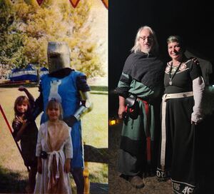 Gregory and his kids