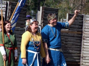 Kolfinna II and Sven II, at Opening Ceremonies - From Viscountess Elashava
