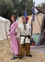 House of Stites (Meggan of the Angels and Robert the Best) at Potrero War A.S. LVII (2022).