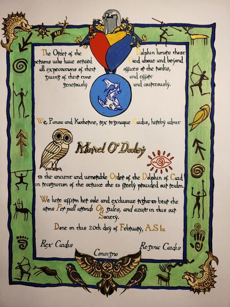 File:Muriel-O-Dooly Dolphin Scroll By Fyvie-Ohe.jpg