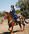 Rhianna and Gryphon at Queens Champion Equestrian 2009
