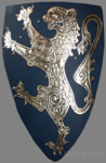 Heraldic Parade Shield inspired by the Seedorf Shield