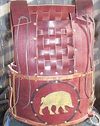 Leather cuirass with belt